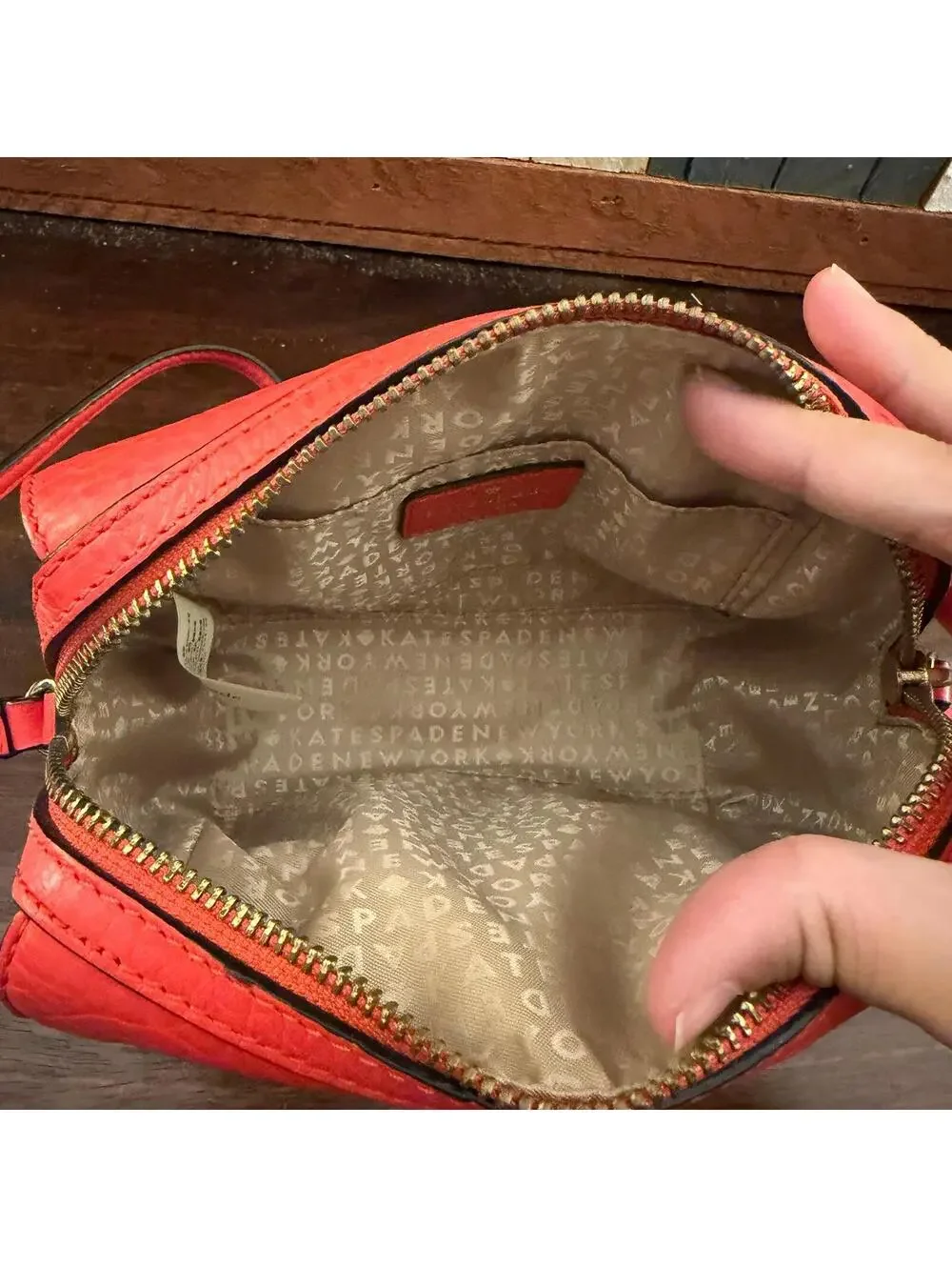 Kate Spade Perri Lane Looloo Perforated Leather Crossbody Bag